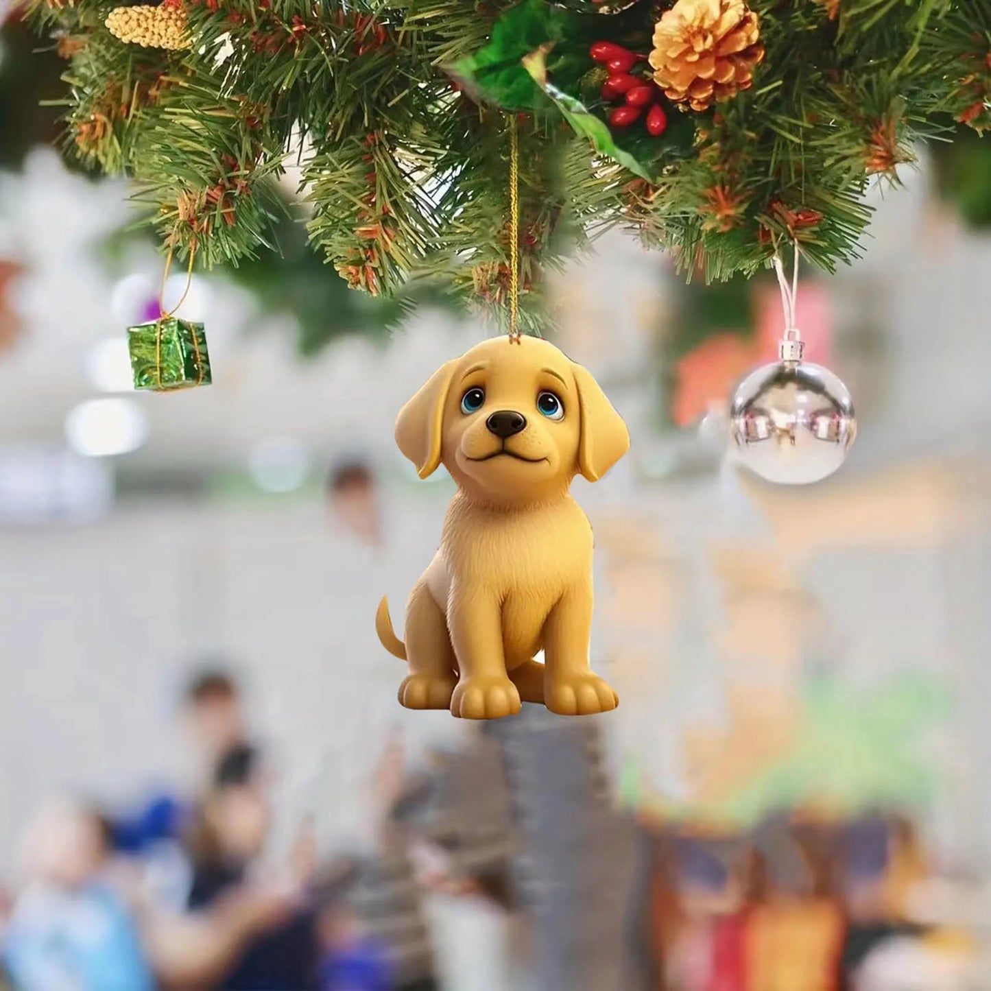 Xmas Dog Pendant Christmas Party Decoration Hanging Ornament Christmas Tree Hanging Ornaments Christmas Decoration 2023 New