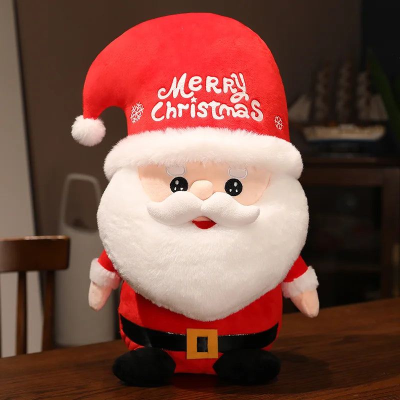 23CM Lovely Santa Claus & Elk Snowman Plush Toys Stuffed Animal Doll Christmas Gifts For Children Kids Home Decoration